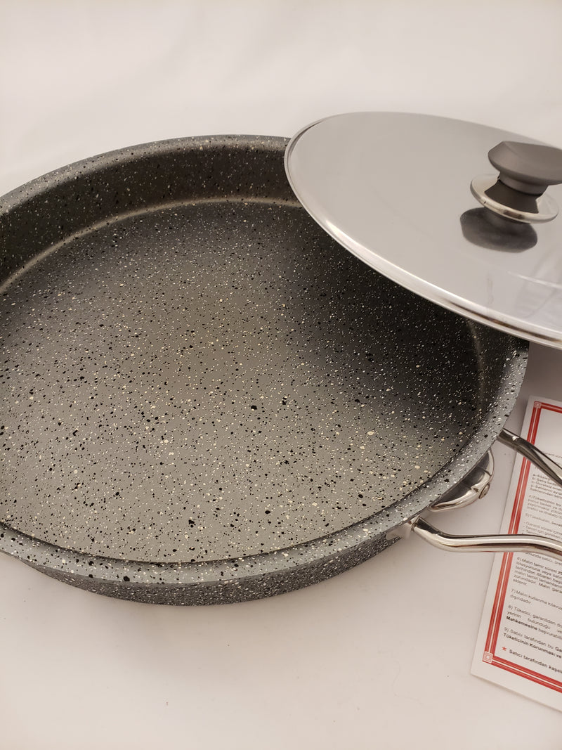 OMS Granite Gray Fish Pan