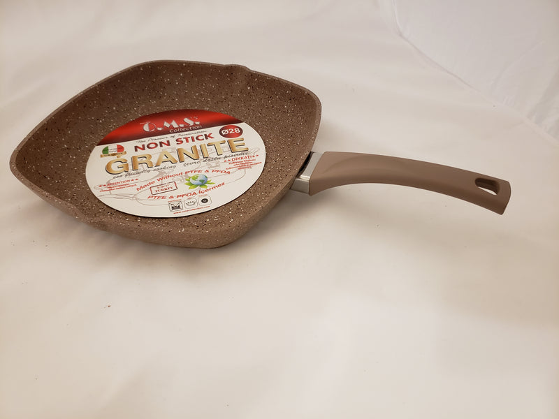 OMS Granite Square Grill Pan