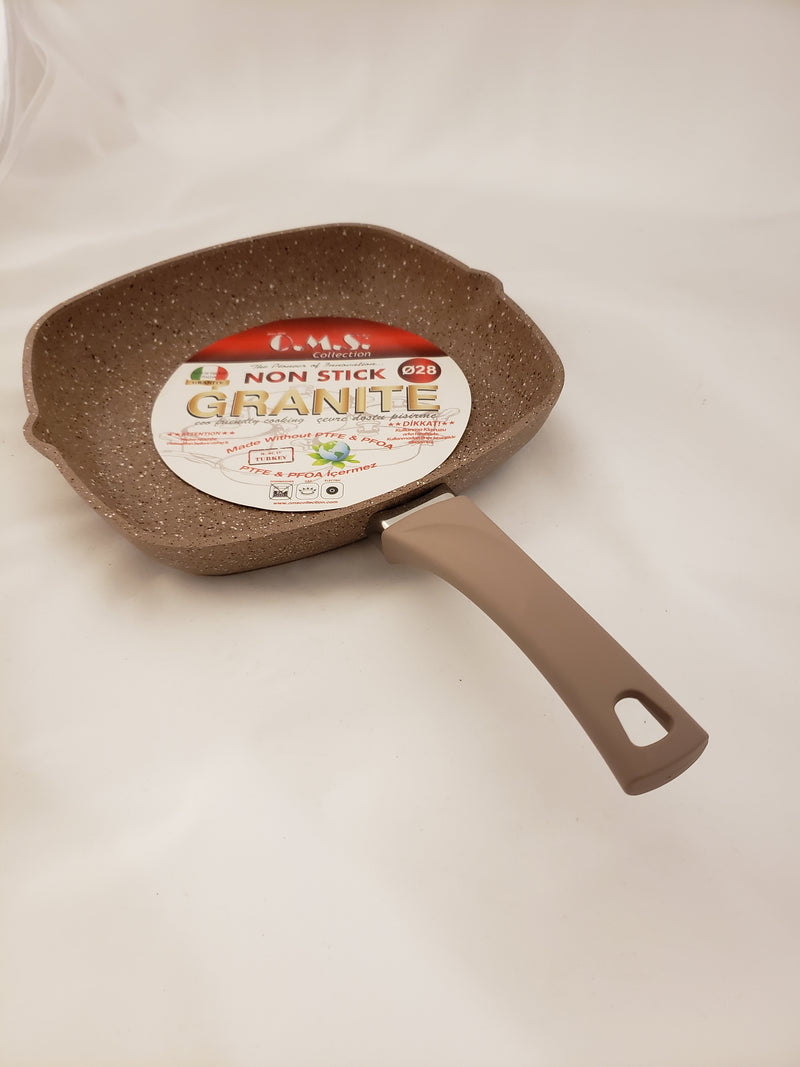 OMS Granite Square Grill Pan