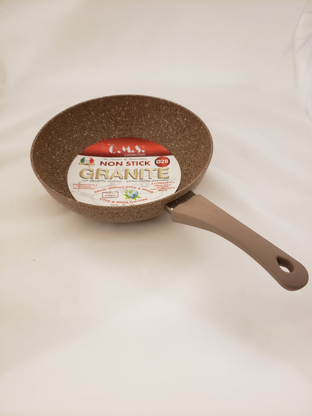 Granite Deep Wok Fry Pan