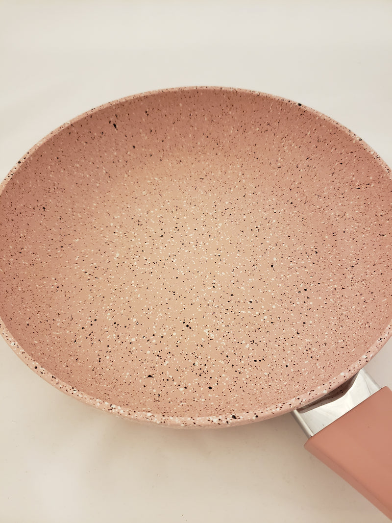 OMS Granite Round Pink Pan