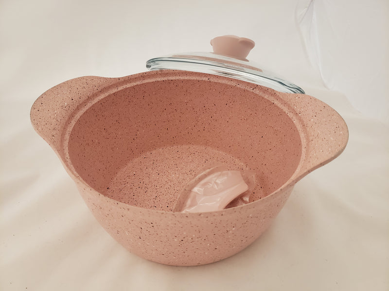 OMS Deep Pink Granite Pot