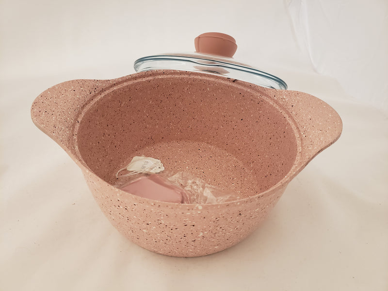 OMS Deep Pink Granite Pot