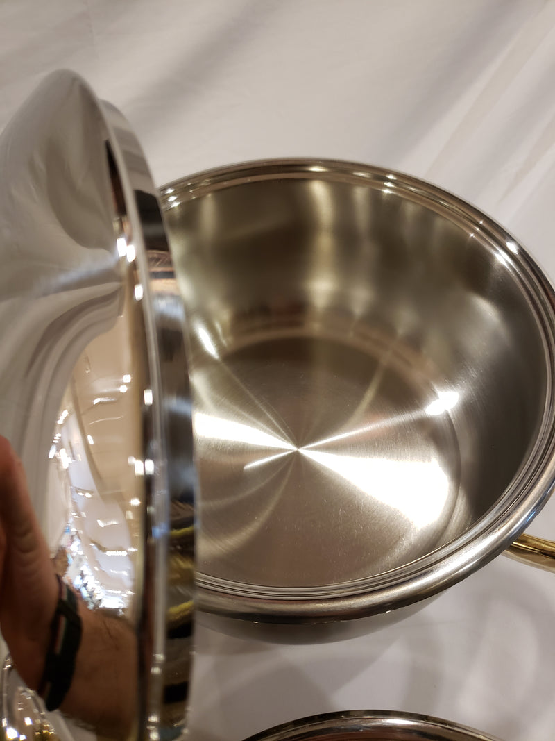 OMS Stainless Steel 10-piece Pot Set