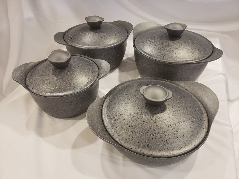 OMS 8-piece Granite Pot Set