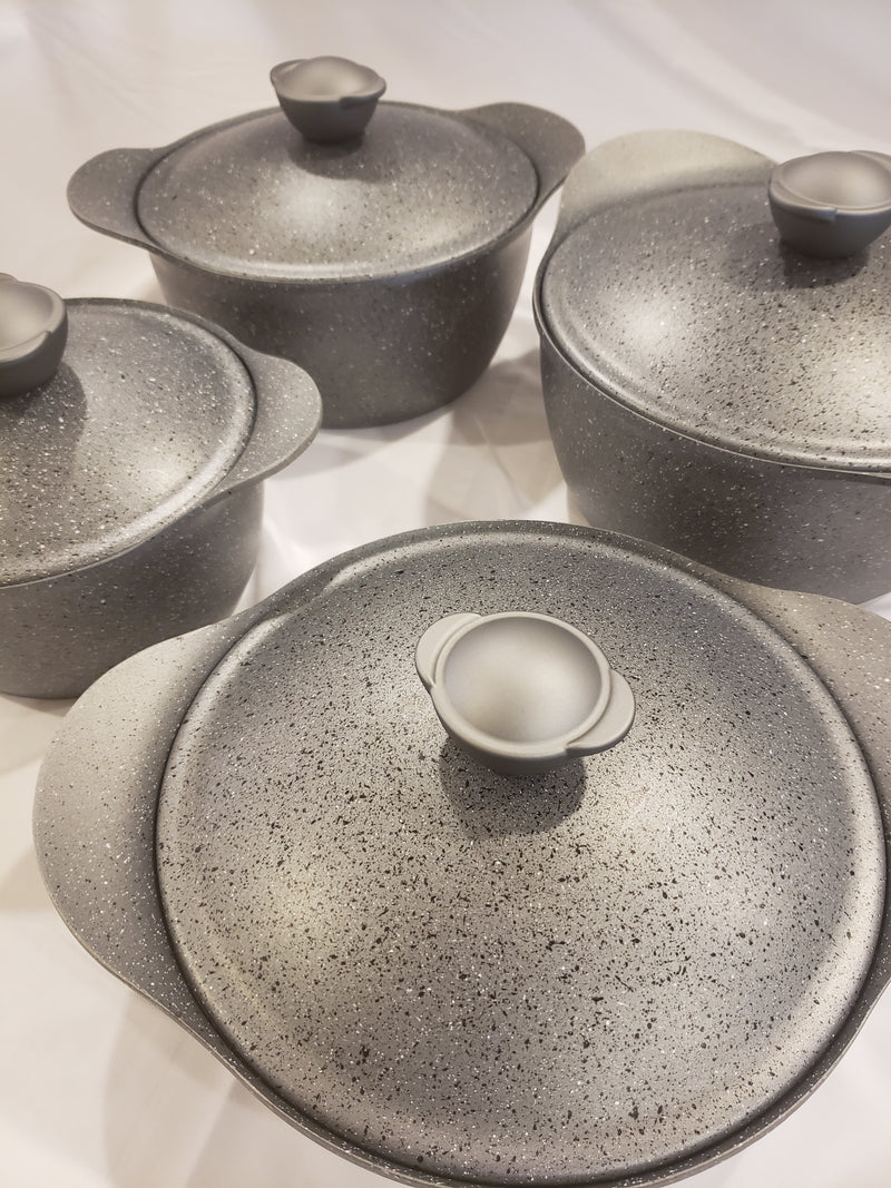 OMS 8-piece Granite Pot Set