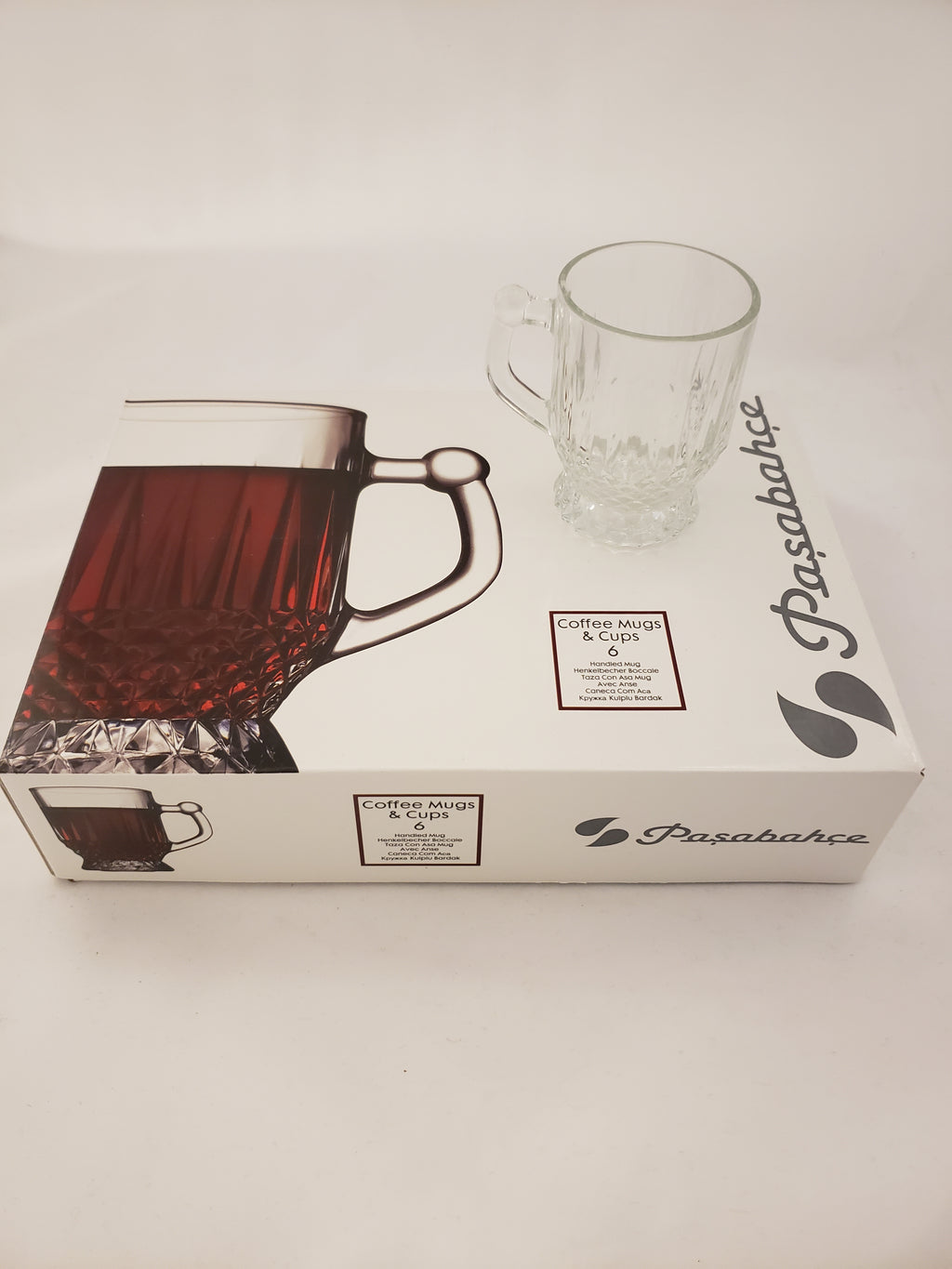 Pasabahce Drink Glasses with Handle