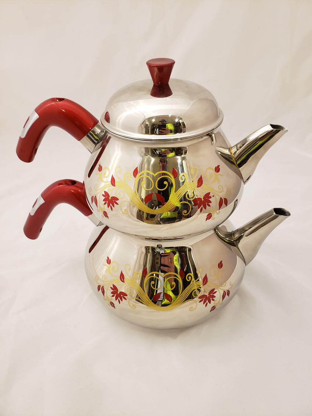 OMS Stainless Steel Turkish Tea Pots - 8005