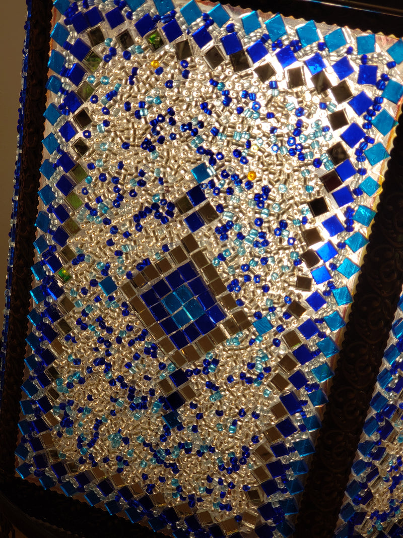 Handmade Mosaic Hexagon Floor Lamp