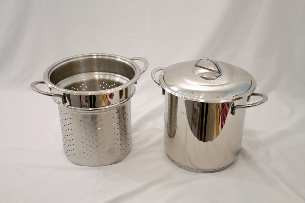 Stainless Steel 3-piece Pasta Pot