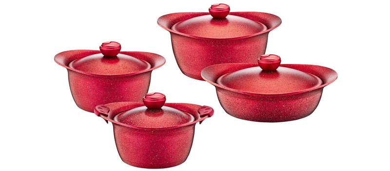 OMS 8-piece Granite Pot Set (3006)