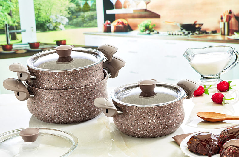 Granite 6-piece Small Pot Set (3027)