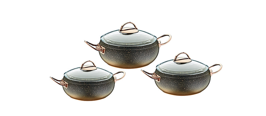 OMS Granite 6-piece Small Pot Set (3031)