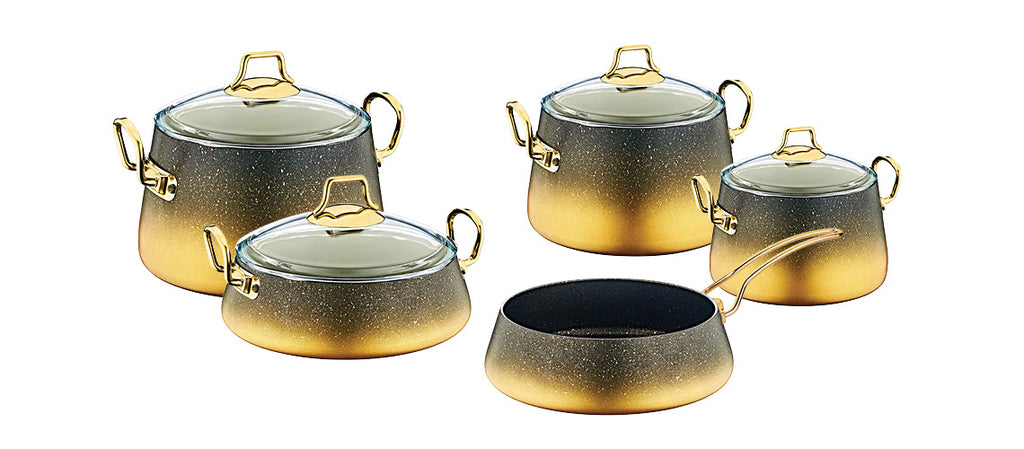 OMS 9-piece Granite Pot Set (3042)