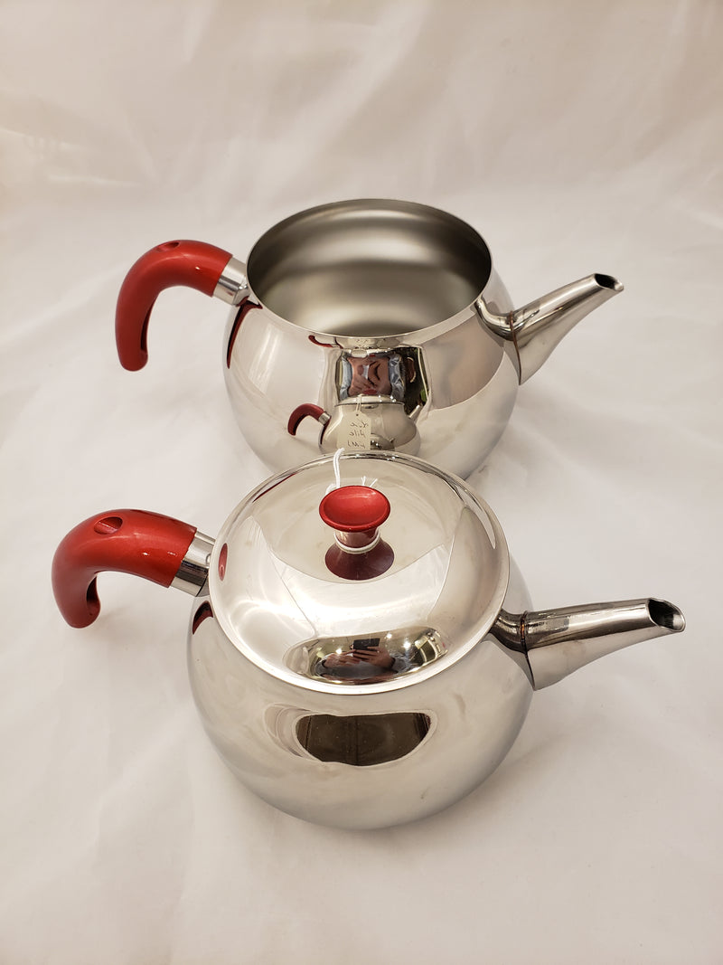 FMS Stainless Steel Turkish Tea Pots - 4004 Kure