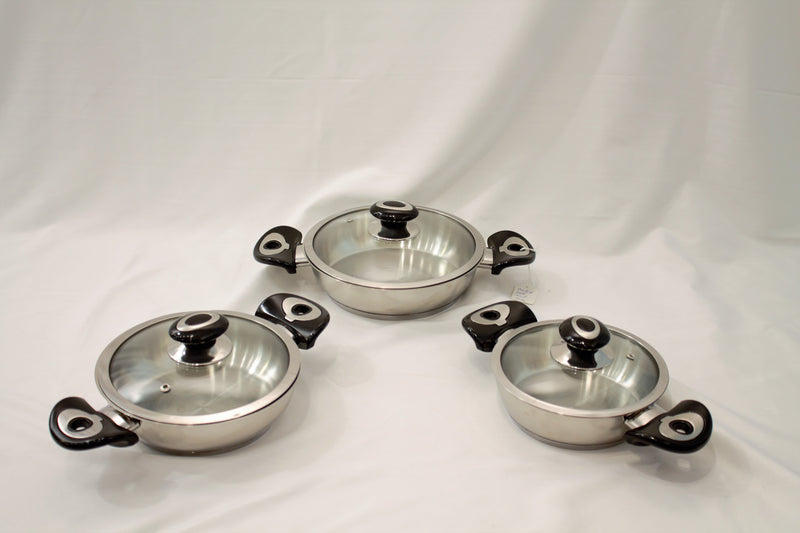 OMS Stainless Steel Mini 6-piece Pot Set (Sahan)