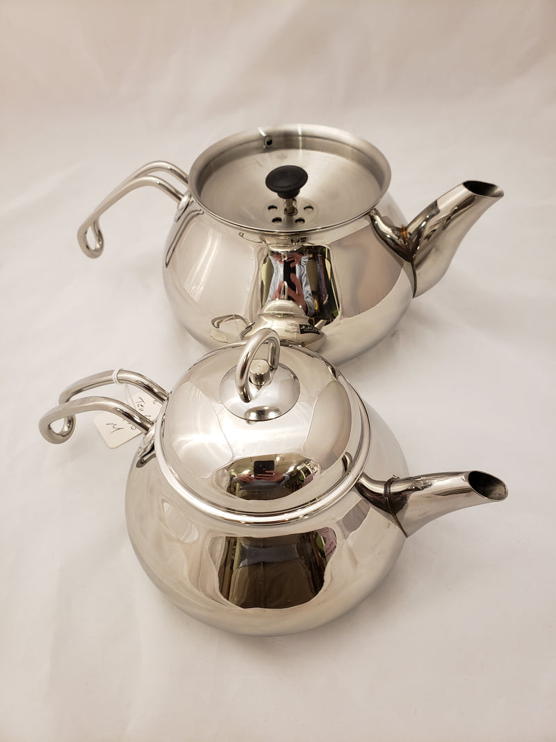 OMS Stainless Steel Turkish Tea Pots - 839C
