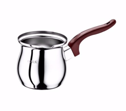 OMS Stainless Steel Claret Red Coffee Pot