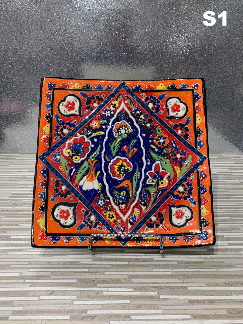 Handmade Ceramic Square Plate