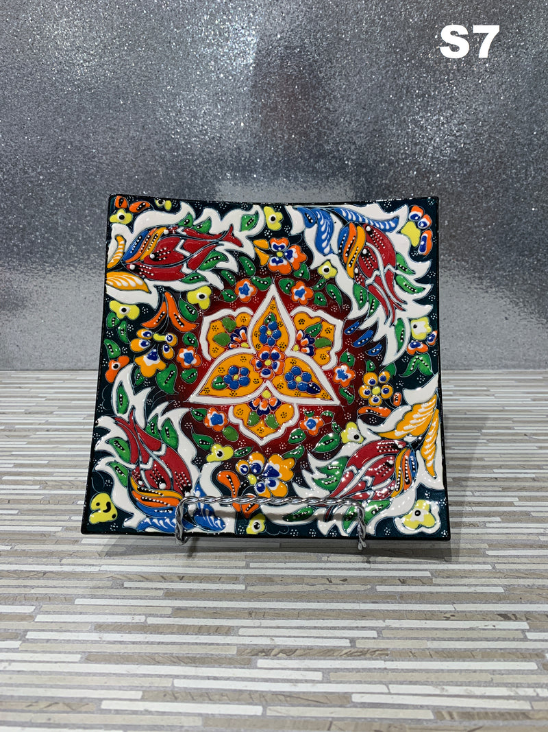 Handmade Ceramic Square Plate