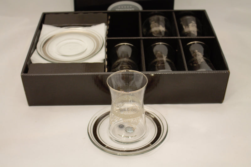 Abka Tea Set, Tea Set, Glass Set, Drink Set, Turkish Tea Set, Handcrafted
