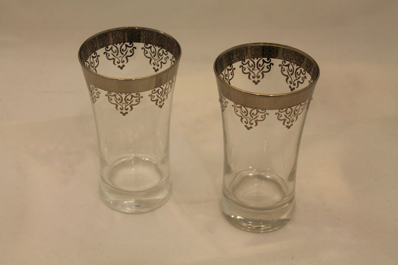 Abka Drink Set, Glass Set, Silver Drinking Set, Handcrafted, Water Glasses