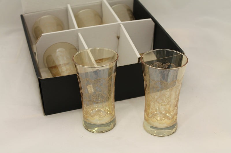 Abka Drink Set, Glass Set, Amber Drinking Set, Handcrafted, Water Glasses
