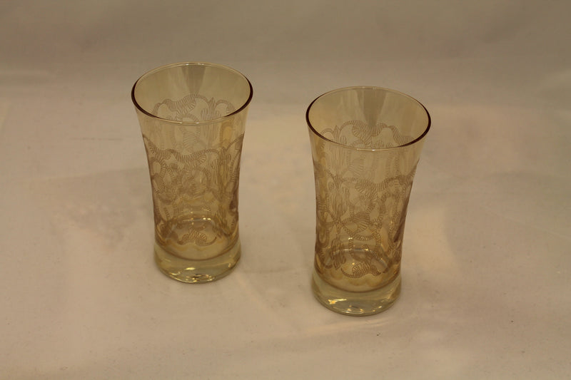 Abka Drink Set, Glass Set, Amber Drinking Set, Handcrafted, Water Glasses