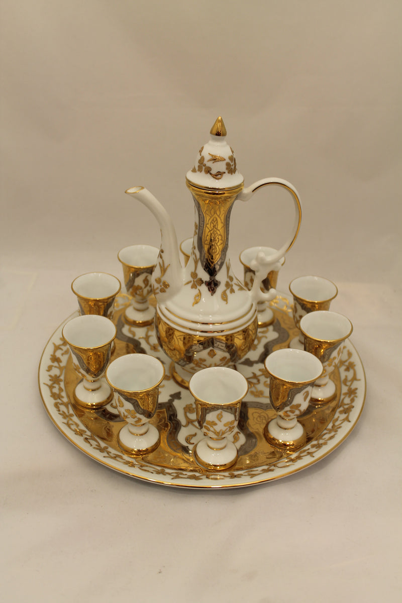 Gural Porcelain Gold plated Drink Set