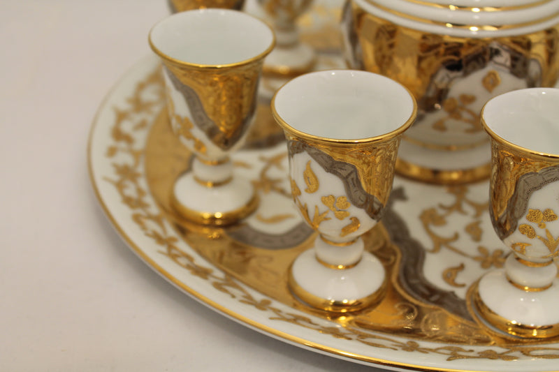 Gural Porcelain Gold plated Drink Set