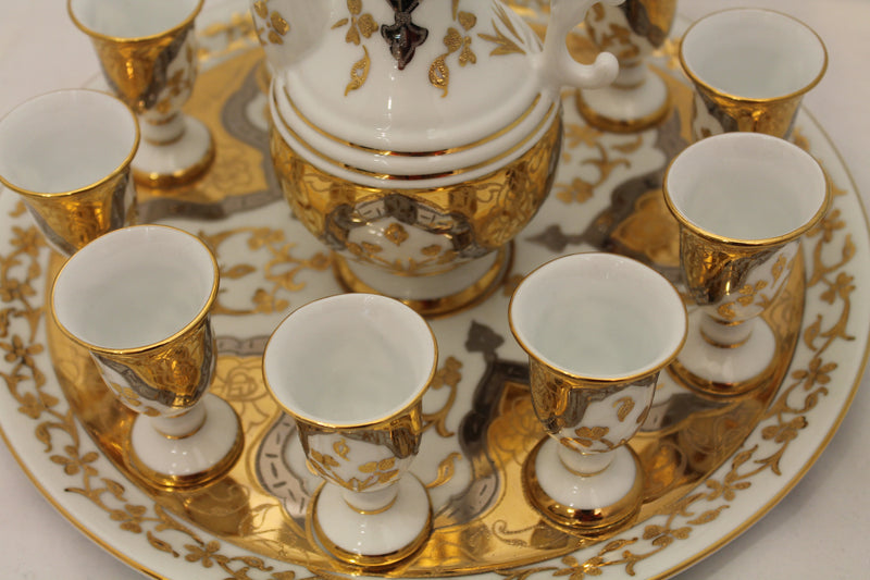 Gural Porcelain Gold plated Drink Set