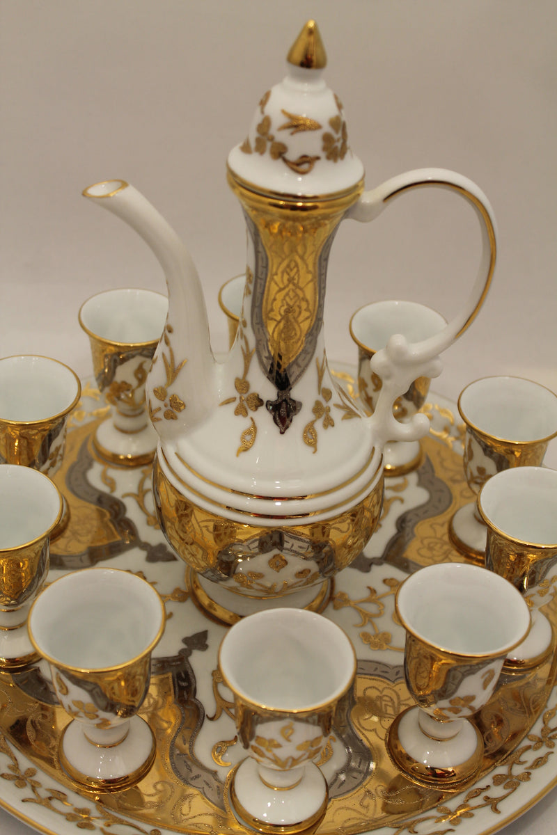 Gural Porcelain Gold plated Drink Set